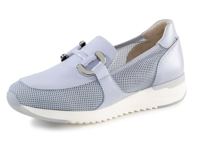 Caprice Slipper mit Zierspange PASTELLBLEU