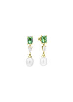 Eleganz in Bewegung &ndash; Ohrstecker mit Perlen und Kristallglanz 