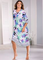 Laurina Nachthemd mit tollem Bord&uuml;rendruck 