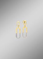 Bewegliche Ohrstecker mit 30 Brillanten 