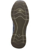 ELENA EDEN Schn&uuml;rschuh mit gl&auml;nzend bedrucktem Elastikmaterial BLAU