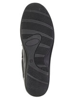 ELENA EDEN, bequeme Damen-Slipper, Weite H, mit herausnehmbarem Fußbett SCHWARZ