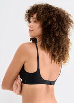 sloggi ZERO Feel-Push-up-BH mit Elastikspitze SCHWARZ