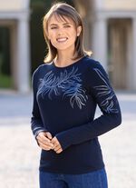 Shirt mit Paillettenzier 