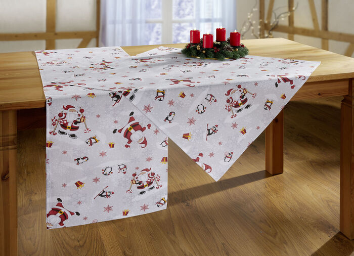 Tischdecke oder Kissenbezug aus Baumwolle 