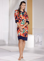 Nachthemd, kürzer geschnitten und 3/4-lange Ärmel 