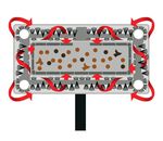 Swivel Sweeper Akku-Besen mit Lithium-Ionen-Akku 