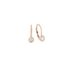 Elegante Ohrringe in Roségold mit Brillant 
