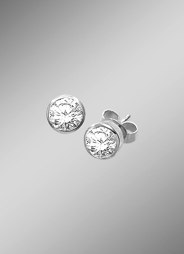 Hochwertiger Single-Ohrstecker mit Brillant 