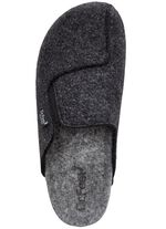 Klassische Herren-Hausschuhe, mit anatomisch geformtem Fu&szlig;bett ANTHRAZIT