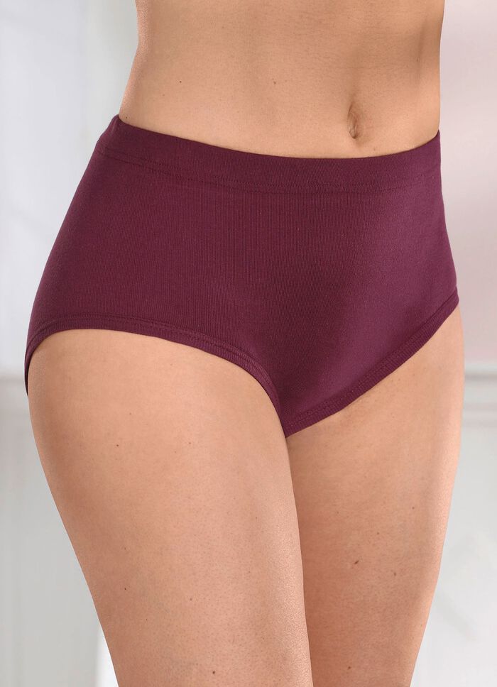 F&uuml;nferpack Slips mit Gummizug im Bund 