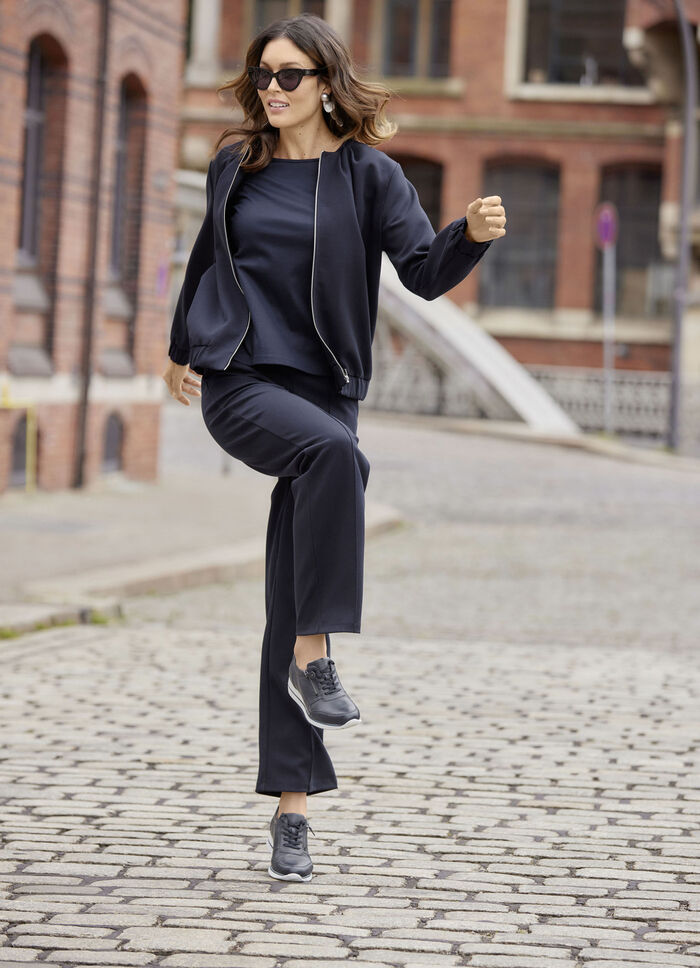 Blouson mit Reißverschlussleiste 