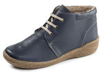 ELENA EDEN, gefütterte Damen-Boots, Weite G, mit herausnehmbarem Fußbett BLAU