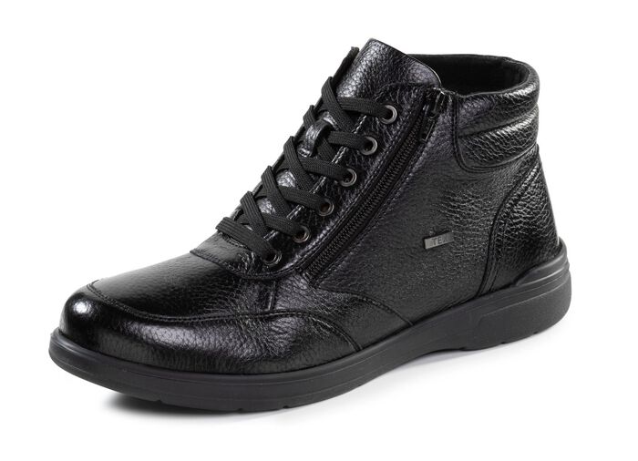 GINO GALANTE, gef&uuml;tterte Herren-Boots, Winterschuhe, mit Rei&szlig;verschluss SCHWARZ