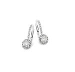 Edle Ohrringe mit Brillanten und Diamanten 