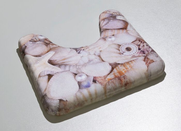 Traumhafte Badgarnitur mit Bandeinfassung 