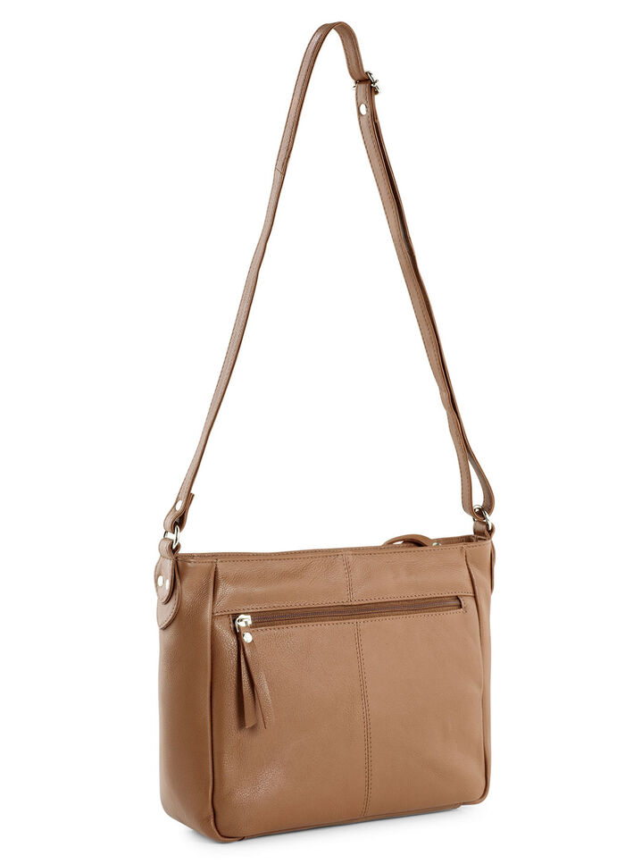 Laurina, Tasche, Damen, mit verstellbarem Umhängeriemen COGNAC