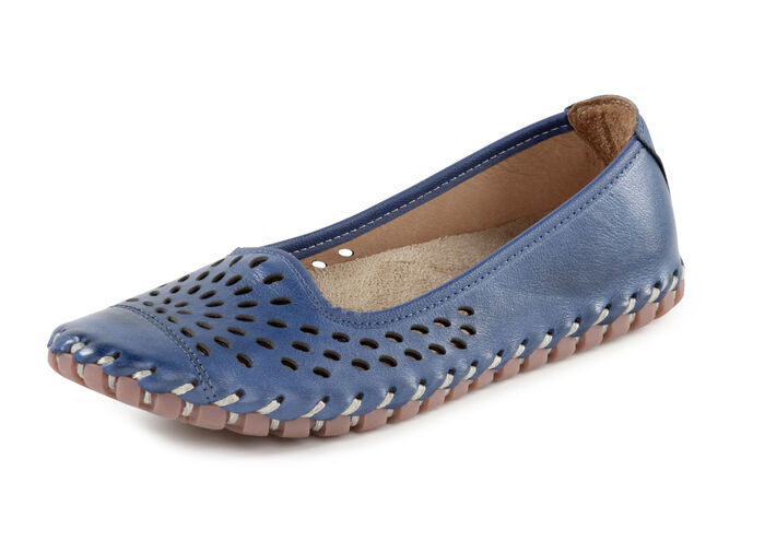 Gemini Slipper aus Rind-Nappaleder MARINE