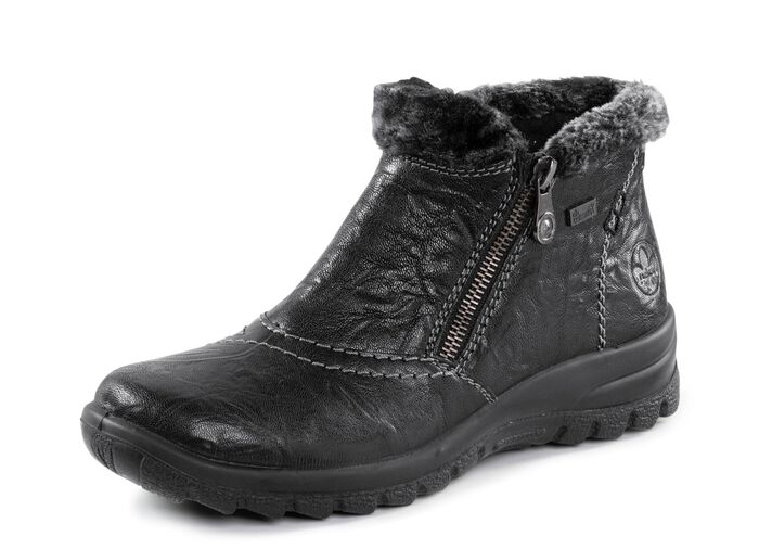 Rieker, gef&uuml;tterte Damen-Boots, Winterschuhe, mit Rei&szlig;verschluss 