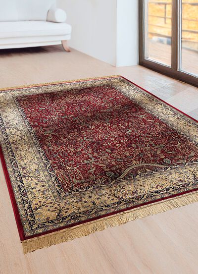 Br&uuml;cken und Teppiche in prachtvollem persischen Dessin 