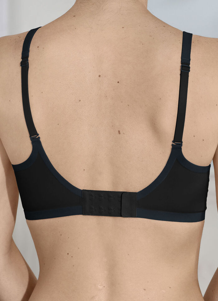 Naturana BH mit herausnehmbaren Pads SCHWARZ