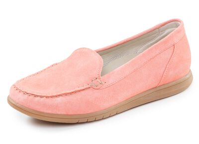 Waldl&auml;ufer, bequeme Damen-Slipper, Weite H, mit herausnehmbarem Fu&szlig;bett 
