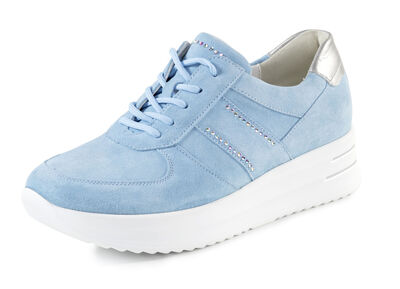 Waldläufer Sneaker mit Glitzersteinchen 