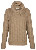 Pullover mit Loop und mit Kaschmir 