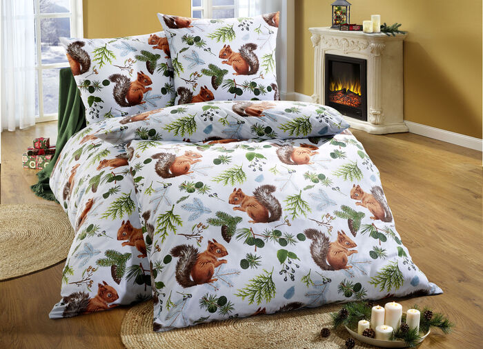 Flanell Bettwäsche-Garnitur MULTICOLOR