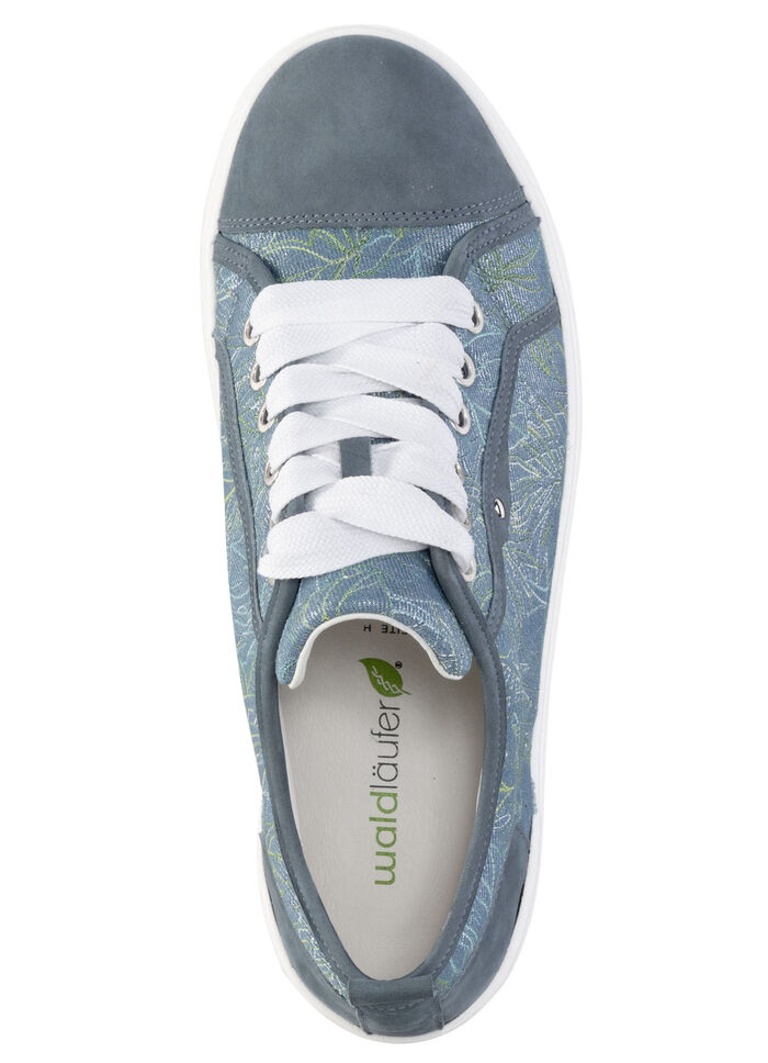Waldläufer Schnür-Sneaker mit verspieltem Druck JEANS
