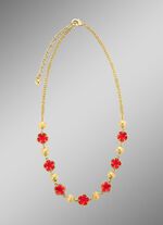 Schmuckset, 3-teilig, im Blumendesign 