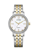 Citizen Quartz-Damenuhr mit Perlmutt-Einlage 