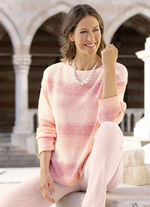 Pullover in Reiskornstrick 