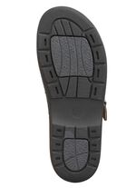 GINO GALANTE Clog aus genarbtem Nappaleder SCHWARZ