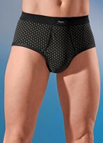 Viererpack Slips, allover dessiniert 