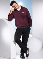 Freizeitset mit kurzem Rei&szlig;verschluss BORDEAUX-SCHWARZ