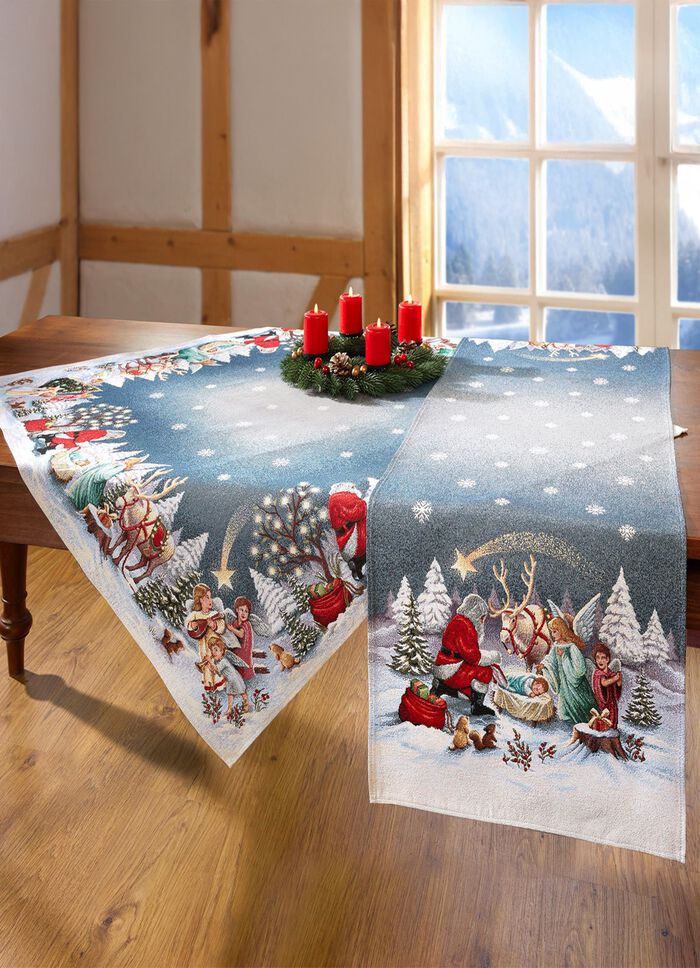 Tisch- und Raumdekoration aus Gobelin BUNT