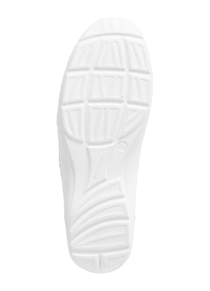 Waldläufer, bequeme Damen-Slipper, Weite H, mit herausnehmbarem Fußbett BLEU