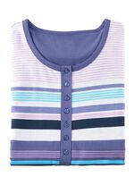 Zweierpack Nachthemden, k&uuml;rzer geschnitten sowie seitlicher Schlitz am Saum 