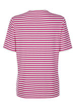 Shirtjacke mit garngefärbtem Ringeldessin 