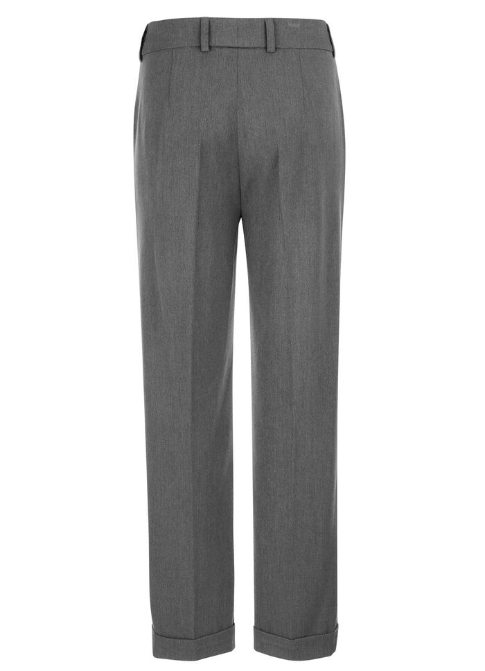 Hose mit fixierten Aufschl&auml;gen 