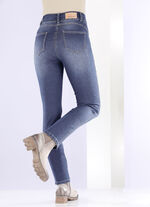 Shaping-Jeans in 4-Pocket-Form JEANSBLAU
