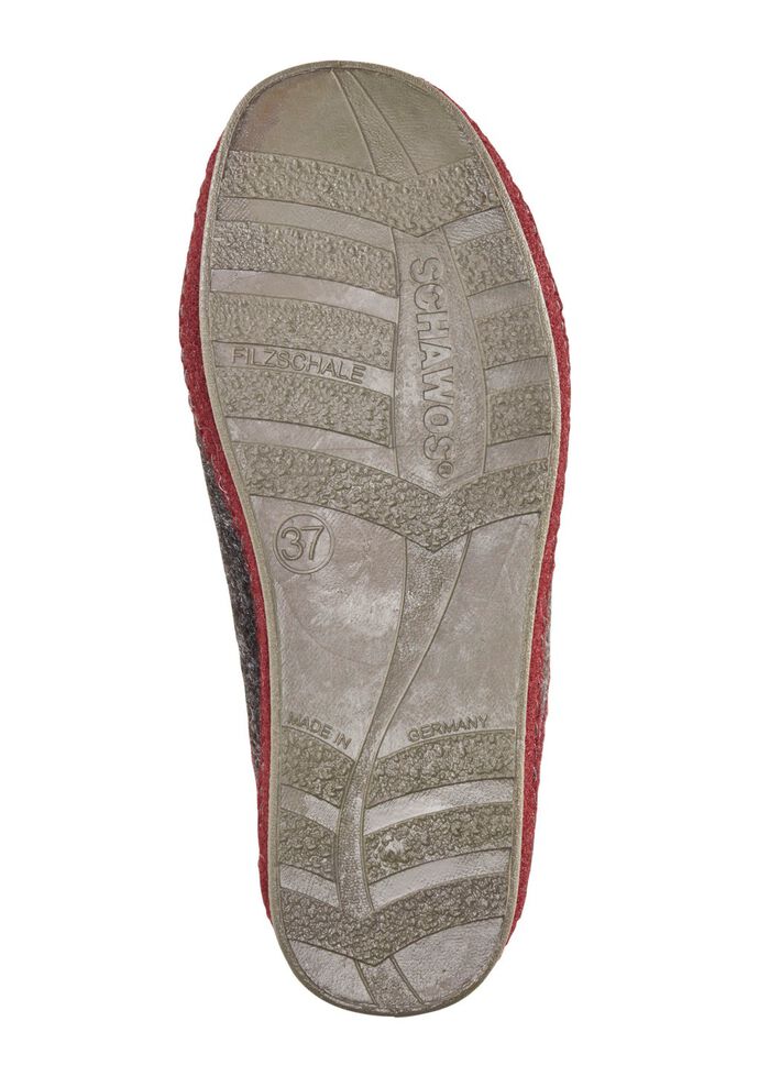 Atmungsaktive Damen-Hausschuhe, mit Schurwolle 