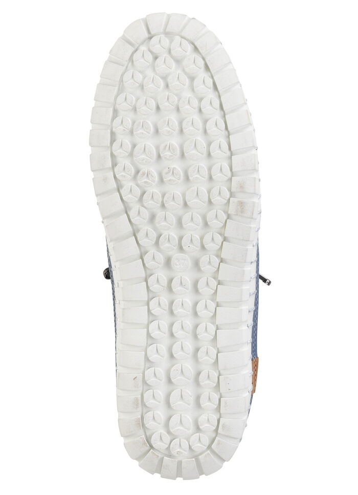 Gemini, sommerliche Damen-Schnürschuhe, Weite G, mit herausnehmbarem Fußbett JEANS