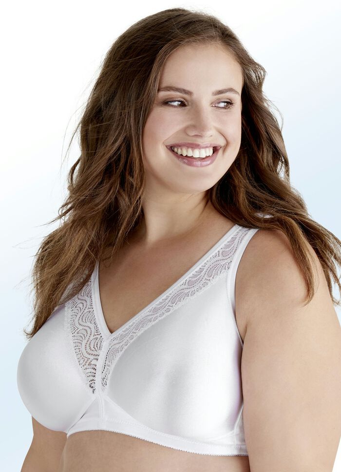 Swegmark of Sweden Zweierpack BH mit Spitzeneins&auml;tzen 1X ROSENQUARZ, 1X WEISS