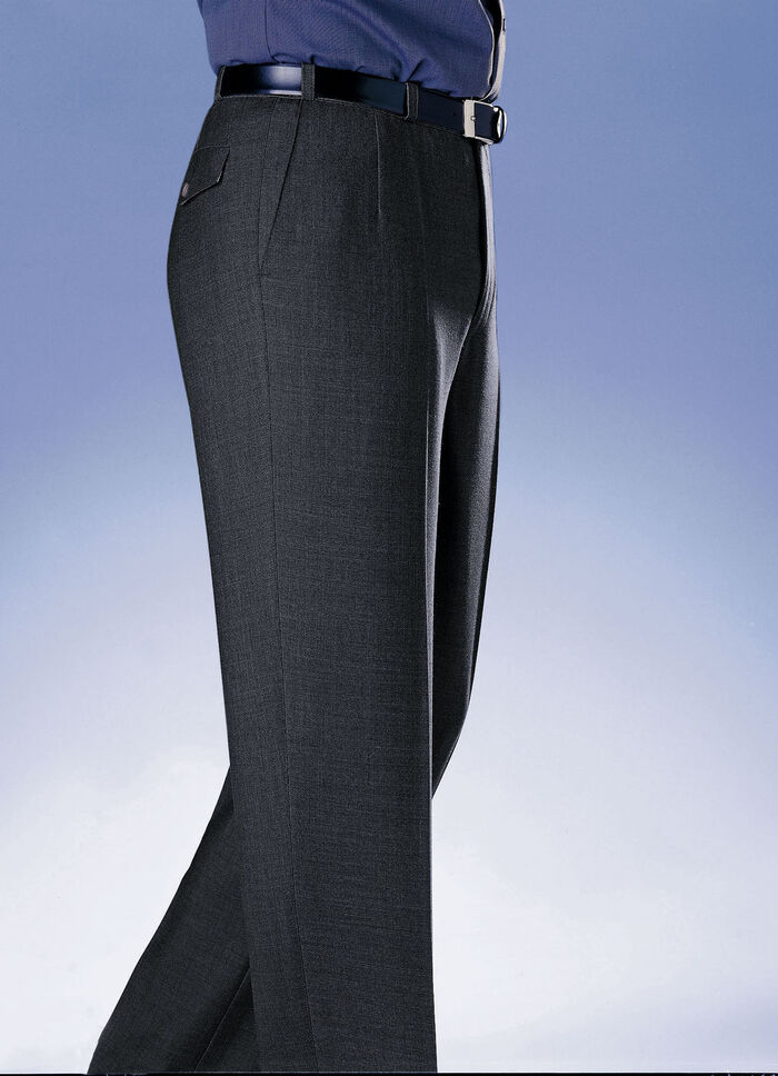 "Klaus Modelle"-Hose in 4 Farben ANTHRAZIT MELIERT