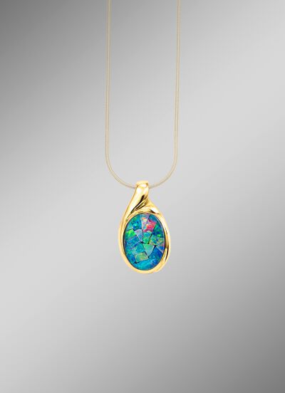 Anh&auml;nger mit Opal 