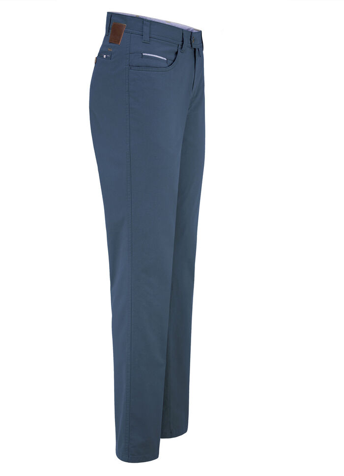 "Br&uuml;hl"-Hose mit Bund&uuml;bertritt in 3 Farben DUNKELBLAU