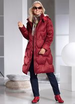 Funktionsmantel im Puffer-Style BURGUND