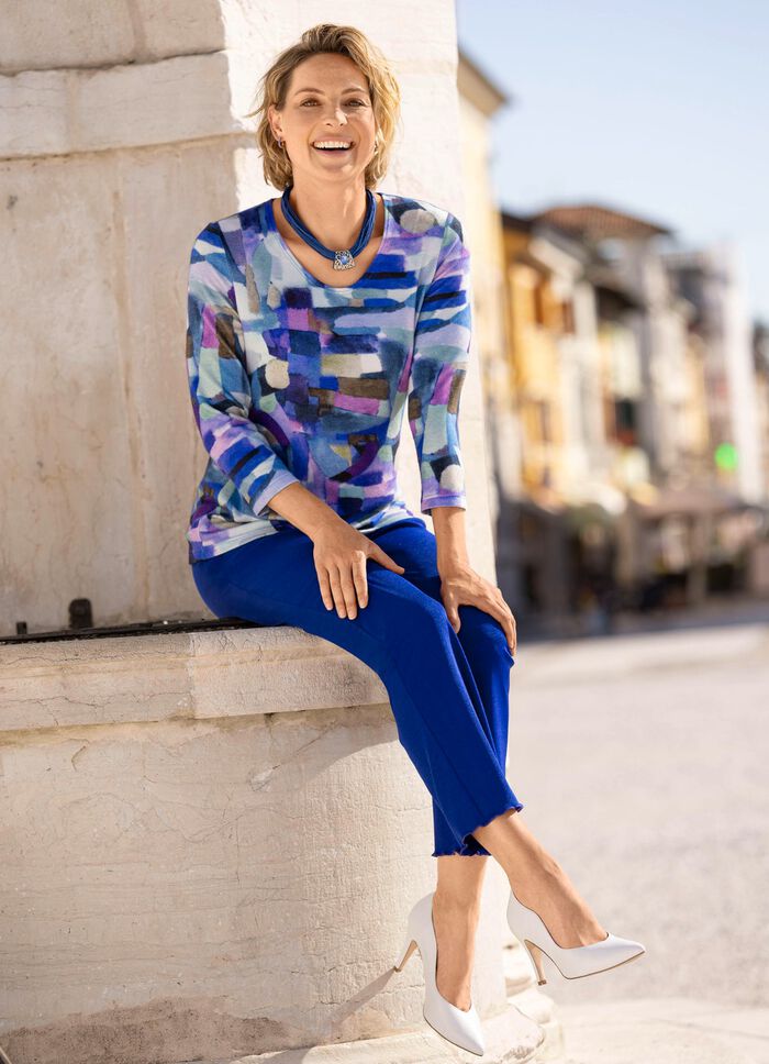 Pullover in weich flie&szlig;ender Qualit&auml;t 